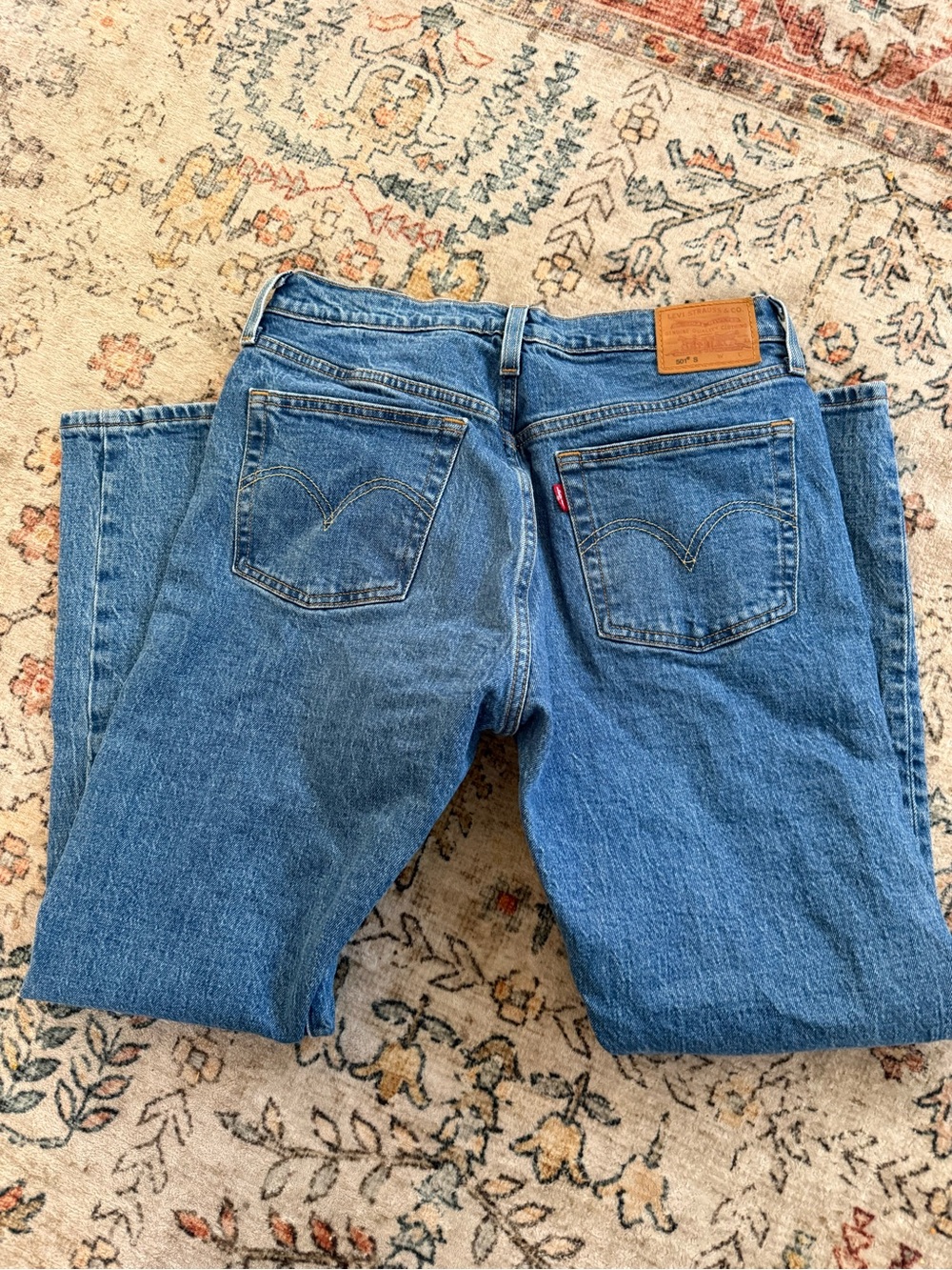 Levi's Men's Medium Blue Straight-Leg Jeans